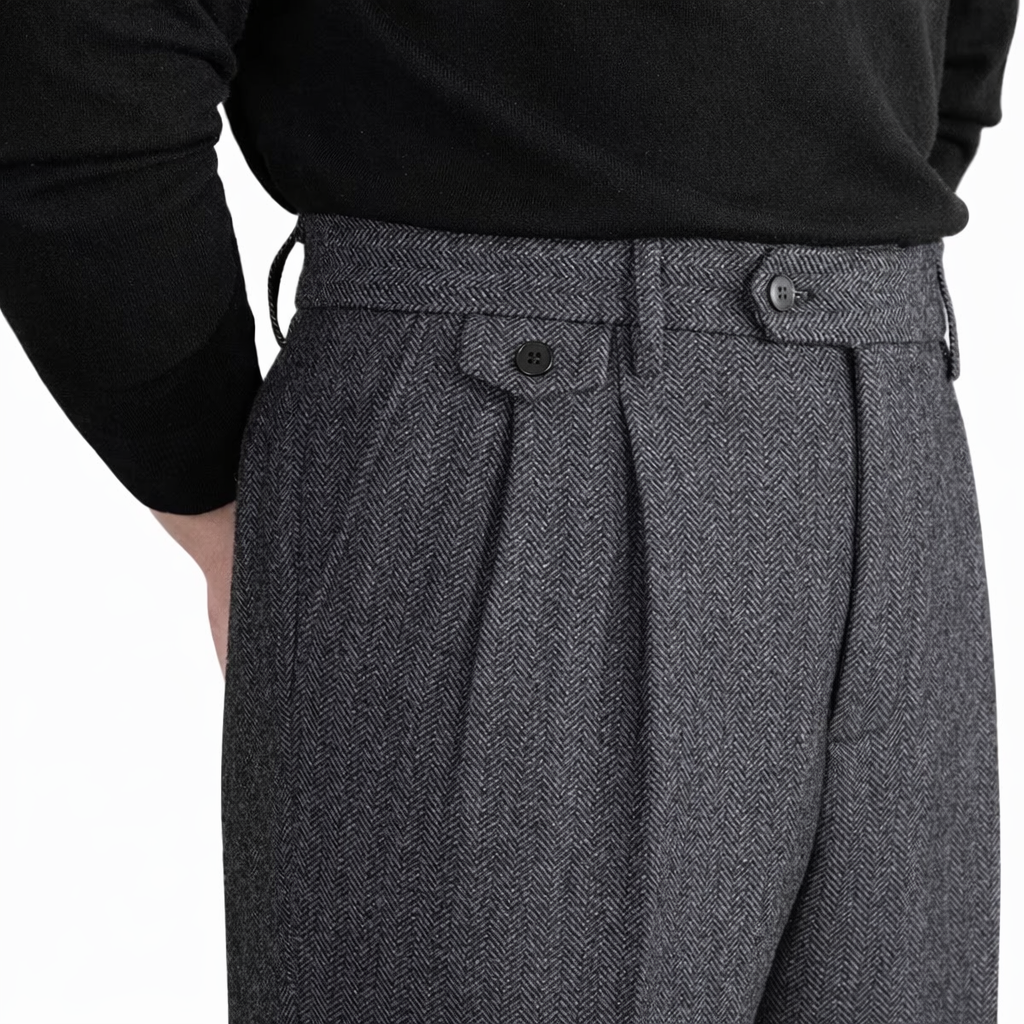 Wool-Blend Trousers